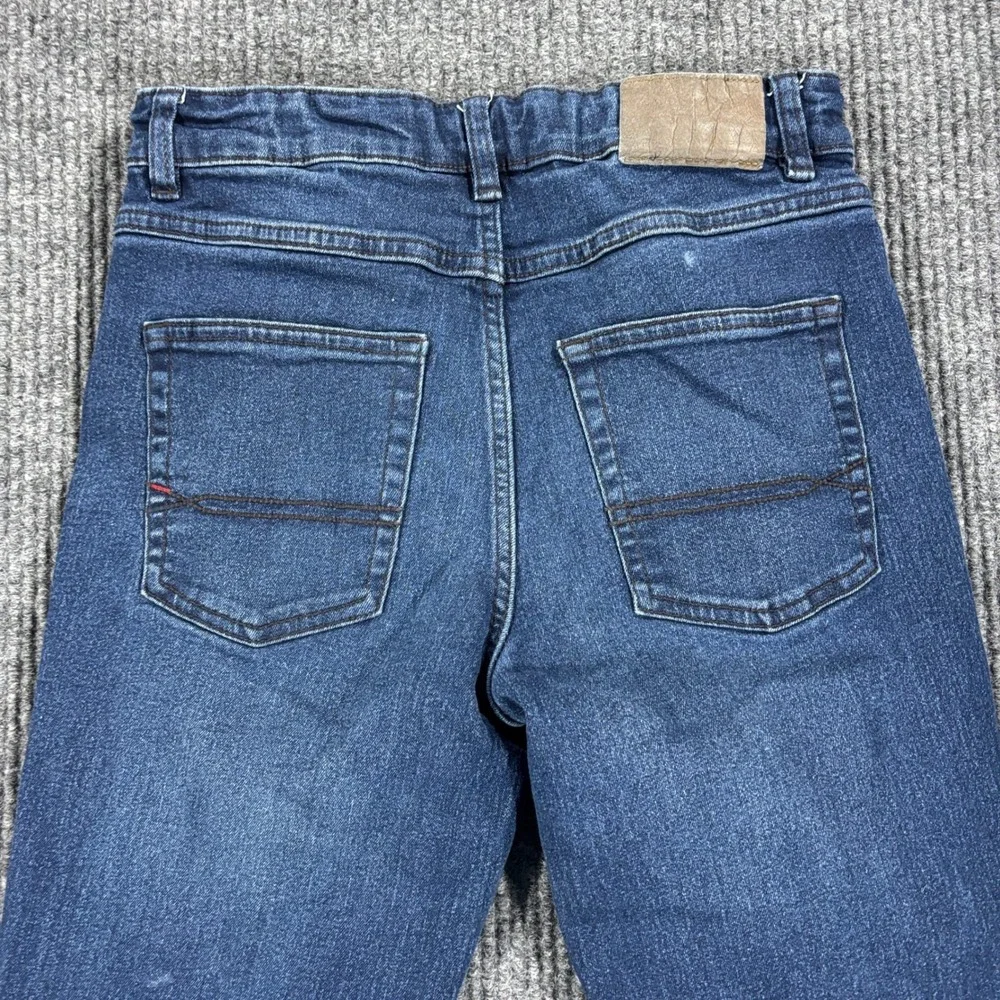 Tommy Hilfiger Straight Jeans Boys Size 14 Blue Stretch Adjustable Waist